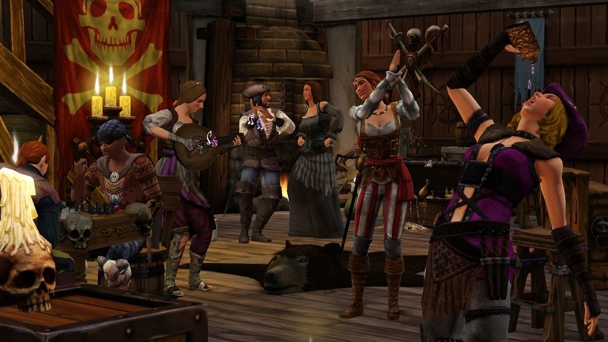 Les Sims medieval pirates & nobles (4)