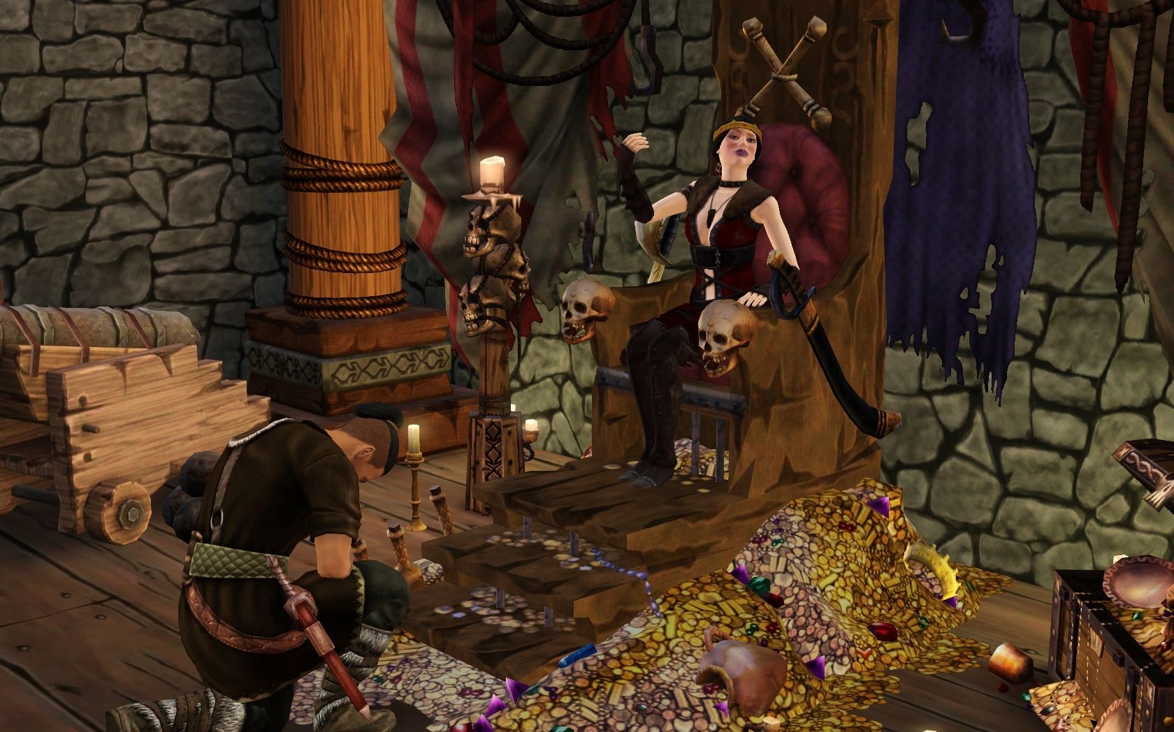 Les Sims medieval pirates & nobles (6)
