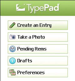 Six Apart TypePad Blackberry 02