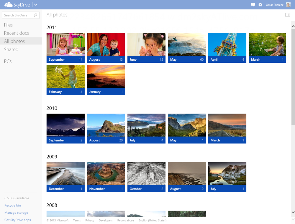 SkyDrive-photos-timeline-2