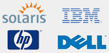 Solaris ibm hp dell