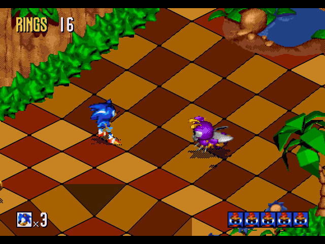 Sonic 3D Blast screen 2