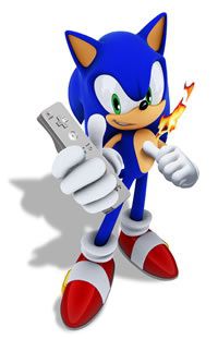 Sonic artwork Wiimote