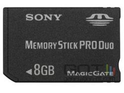 Sony memory stick 8 go small