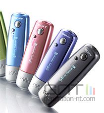 Sony walkman gamme couleurs Sony walkman gamme couleurs