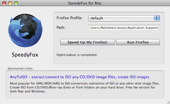 SpeedyFox screen2