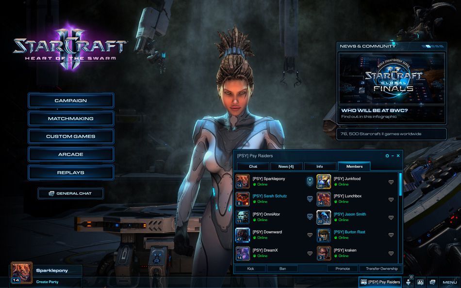 StarCraft II : Heart of the Swarm - clans 1