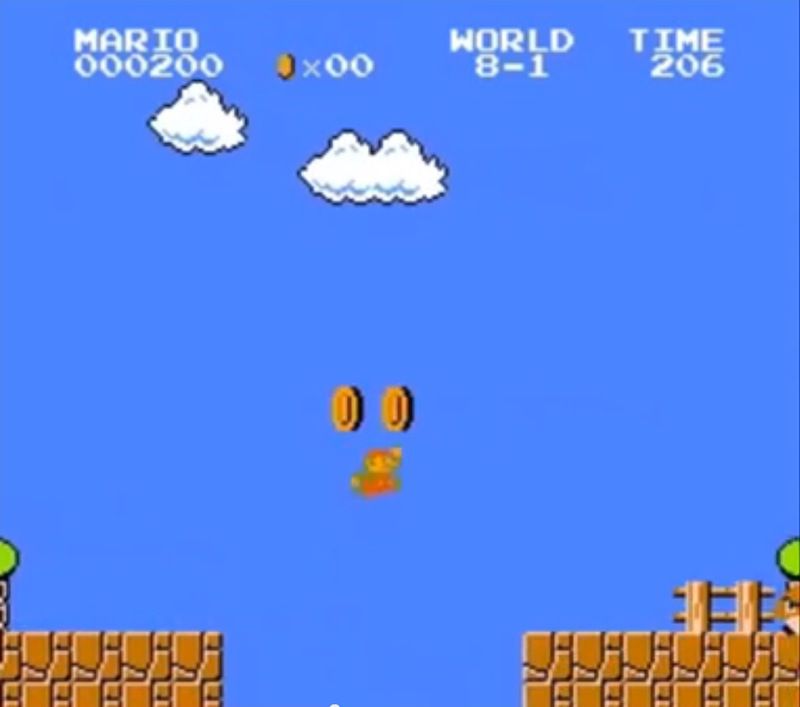 Super Mario Bros NES speedrun