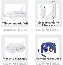 Super smash bros brawl manettes