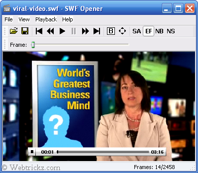 SWF Opener screen2