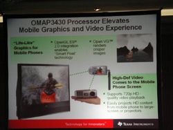 Ti omap 3430 720p hd