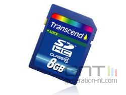 Transcend carte sdhc 8 go classe 6 small