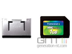 Transcend mmc mobile 1gb with adapter small