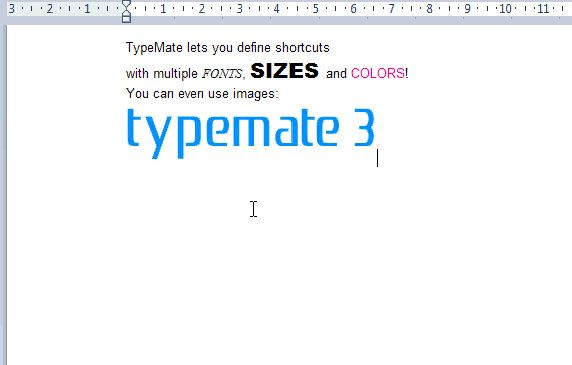 TypeMate screen 2