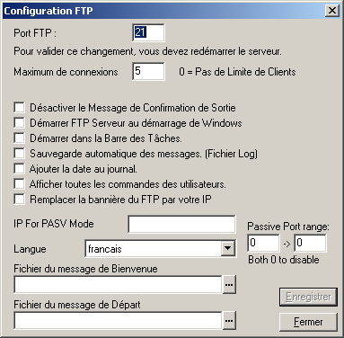 TYPsoft FTP Server screen2