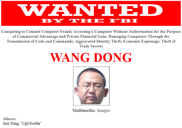 USA-FBI-Chine-officiers-hackers-Wang-Dong