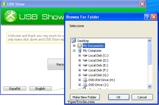 USB Show screen2