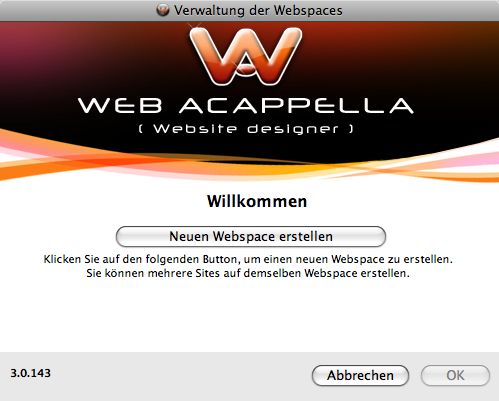 Web Acappella screen2