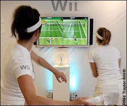 Wii Sports tennis