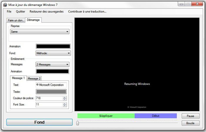 Windows 7 Boot Updater screen2