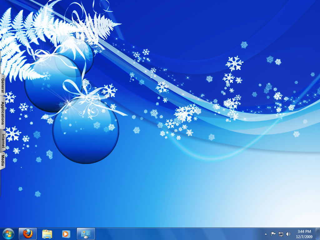 Windows 7 Christmas Theme screen 2