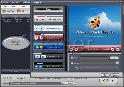 Wondershare Video to Flash Converter Pro screen 1