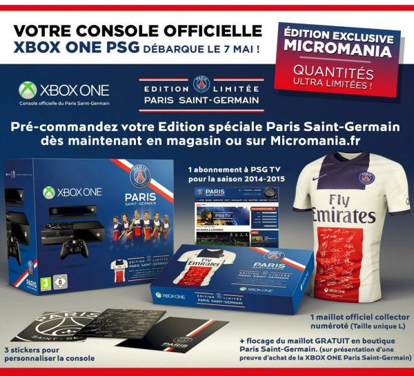 Xbox One pack PSG
