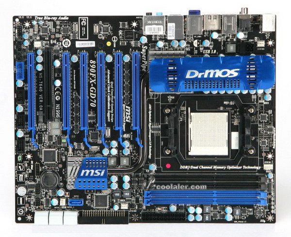 Carte Mere Compatible Avec Carte Graphique MSI 890FX-GD70 : carte mère AM3 avec SATA 3 et USB 3.0