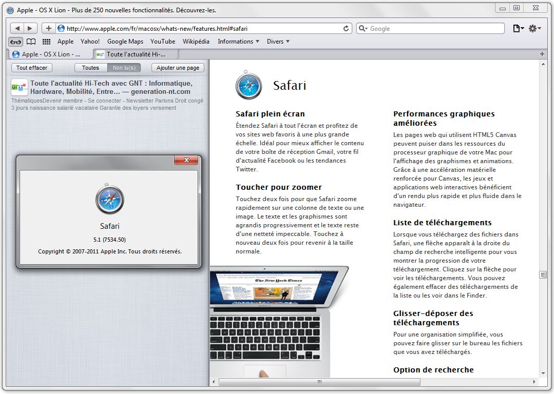 safari for mac 10.7