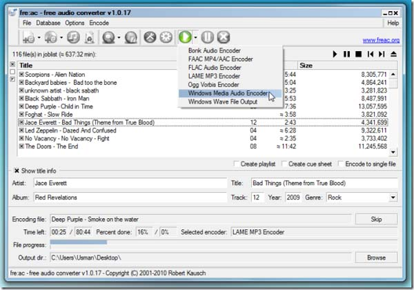 freac audio