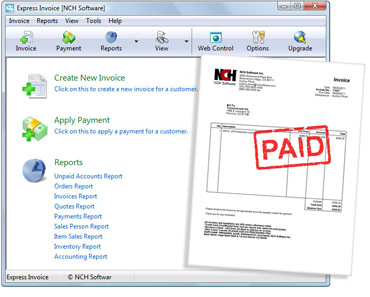 search express invoice now