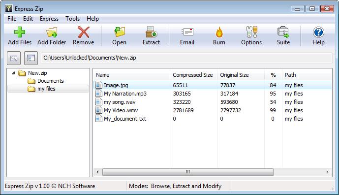 Zip Express 2.18.2.1 download the last version for apple