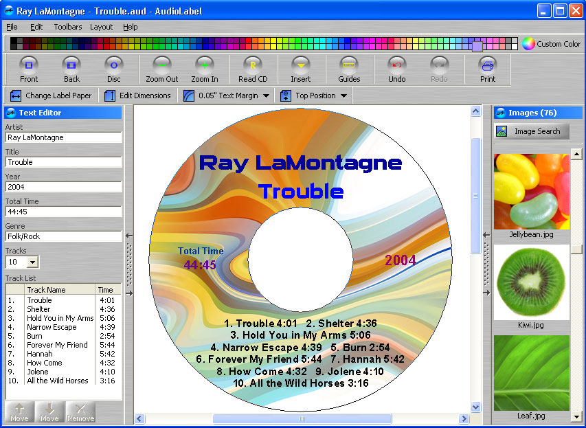 free dvd label maker software windows 7