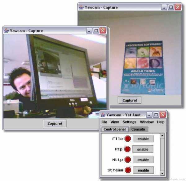 yawcam software