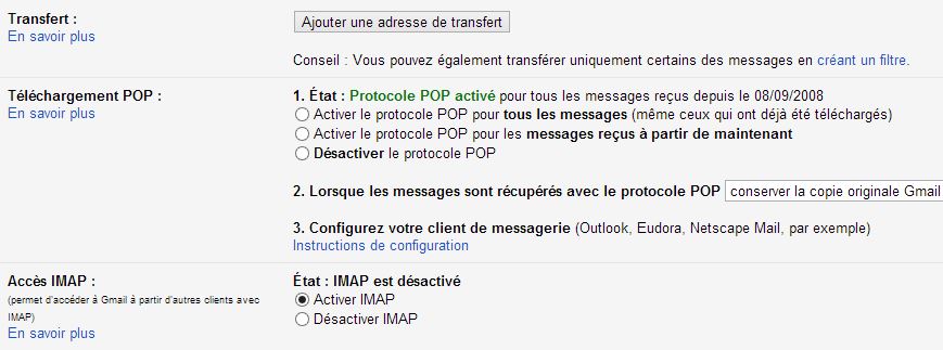 Serveur De Messagerie Imap Gmail Com Ne Repond Pas