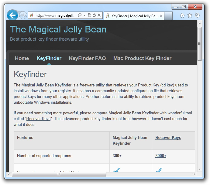 magic jellybean keyfinder office 2010
