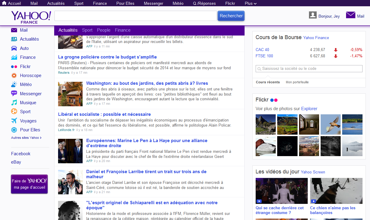 Le nouveau Yahoo! est disponible en France