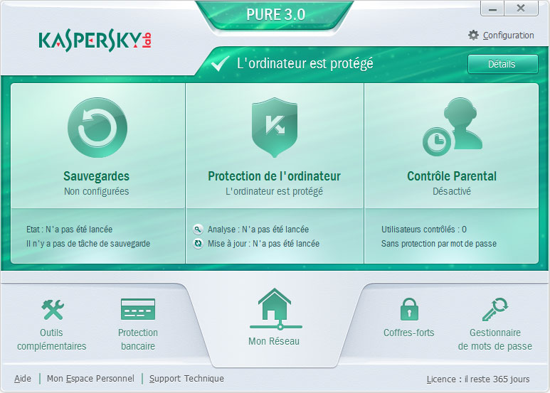 Как активировать расширение kaspersky protection