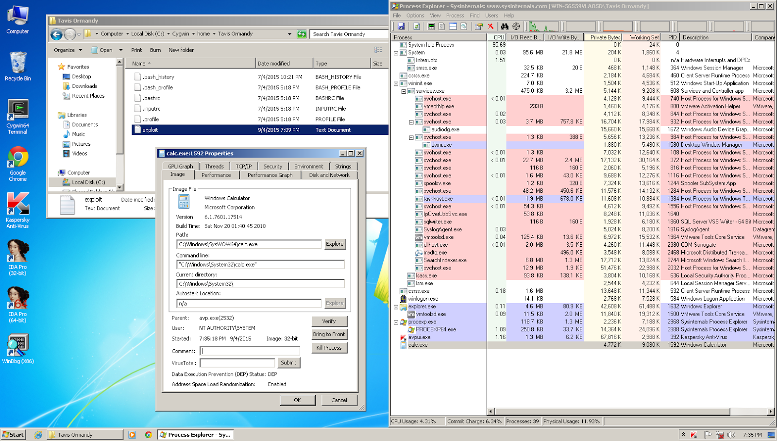 Kaspersky exploit blocker loader грузит процессор