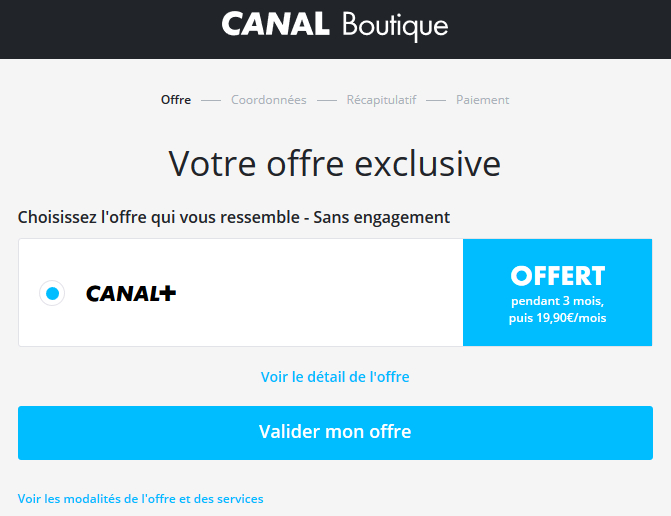 Canal Gratuit Pendant 3 Mois Grace A Un Code Promo