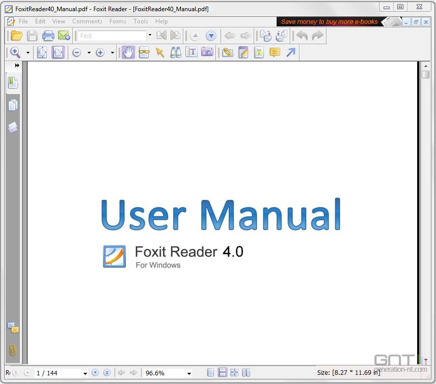 Foxit Reader Mise A Jour Correctrice Pour Le Lecteur Pdf