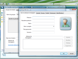Contacts Vista 7