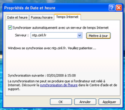 Synchro Horloge 3