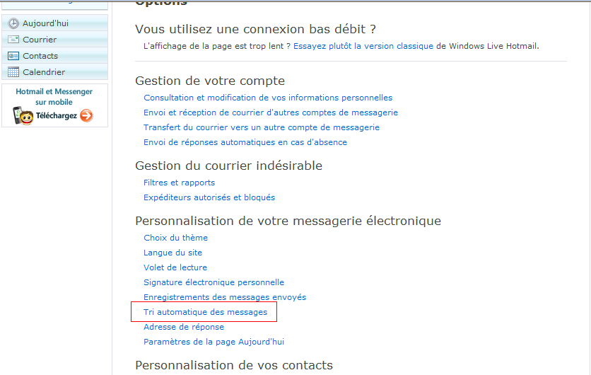 Chaines Hotmail 2
