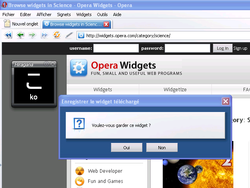 Widgets Opera 3