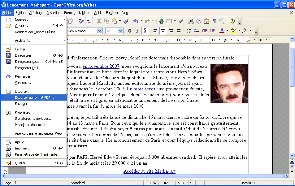 PDF OpenOffice 2