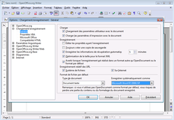 OpenOffice formats d