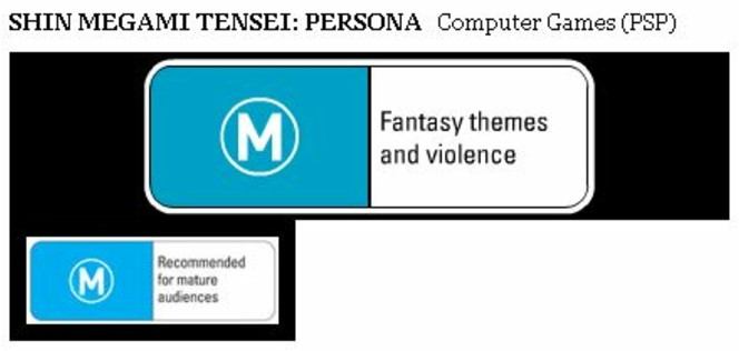 Shin Megami Tensei Persona PSP - Auxtralie