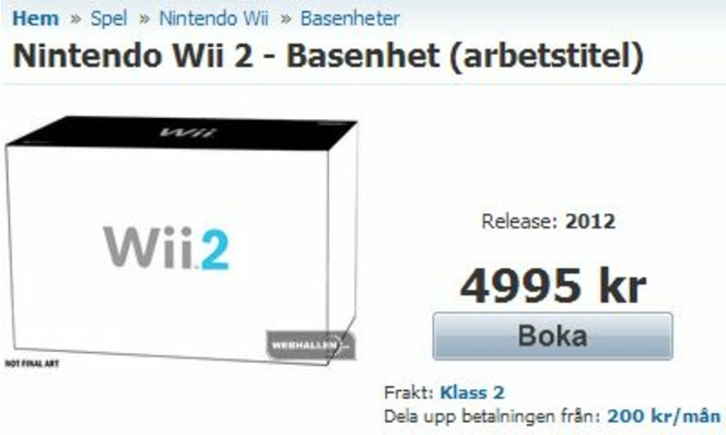 Webhallen - rÃ©servation Wii 2