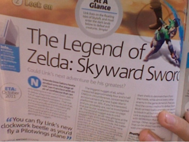 Official Nintendo Magazine - Zelda Skyward Sword - octobre 2011